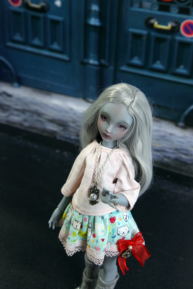 Chibbi Lana – Grey | Lillycat | Independent dollmaker