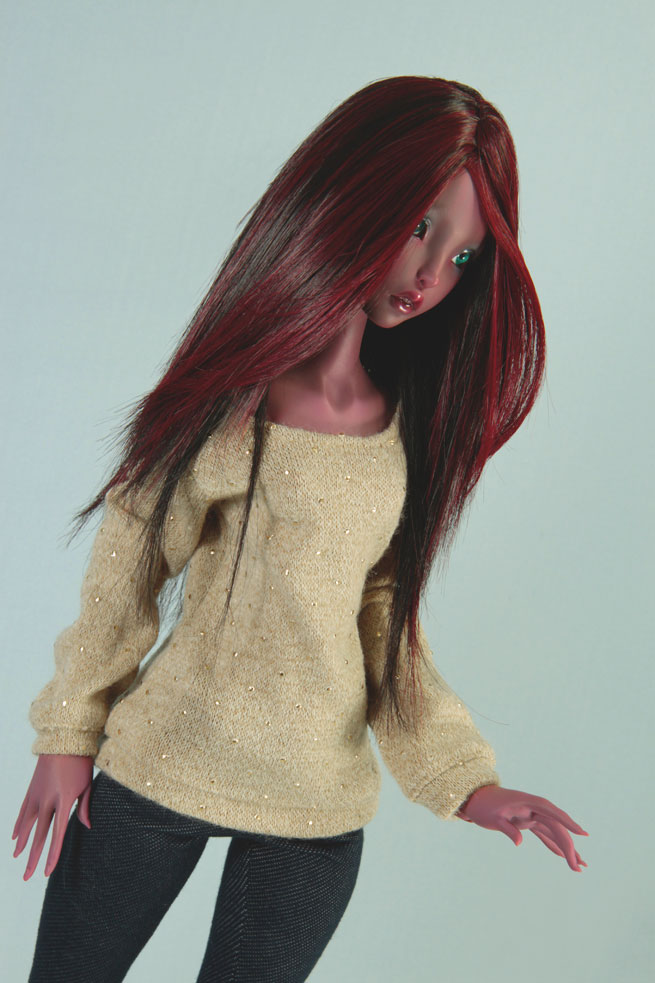 Ellana – ooak wig | Lillycat | Independent dollmaker